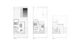 Villa floor plan, 3 bedrooms in LA BEACH No. 4